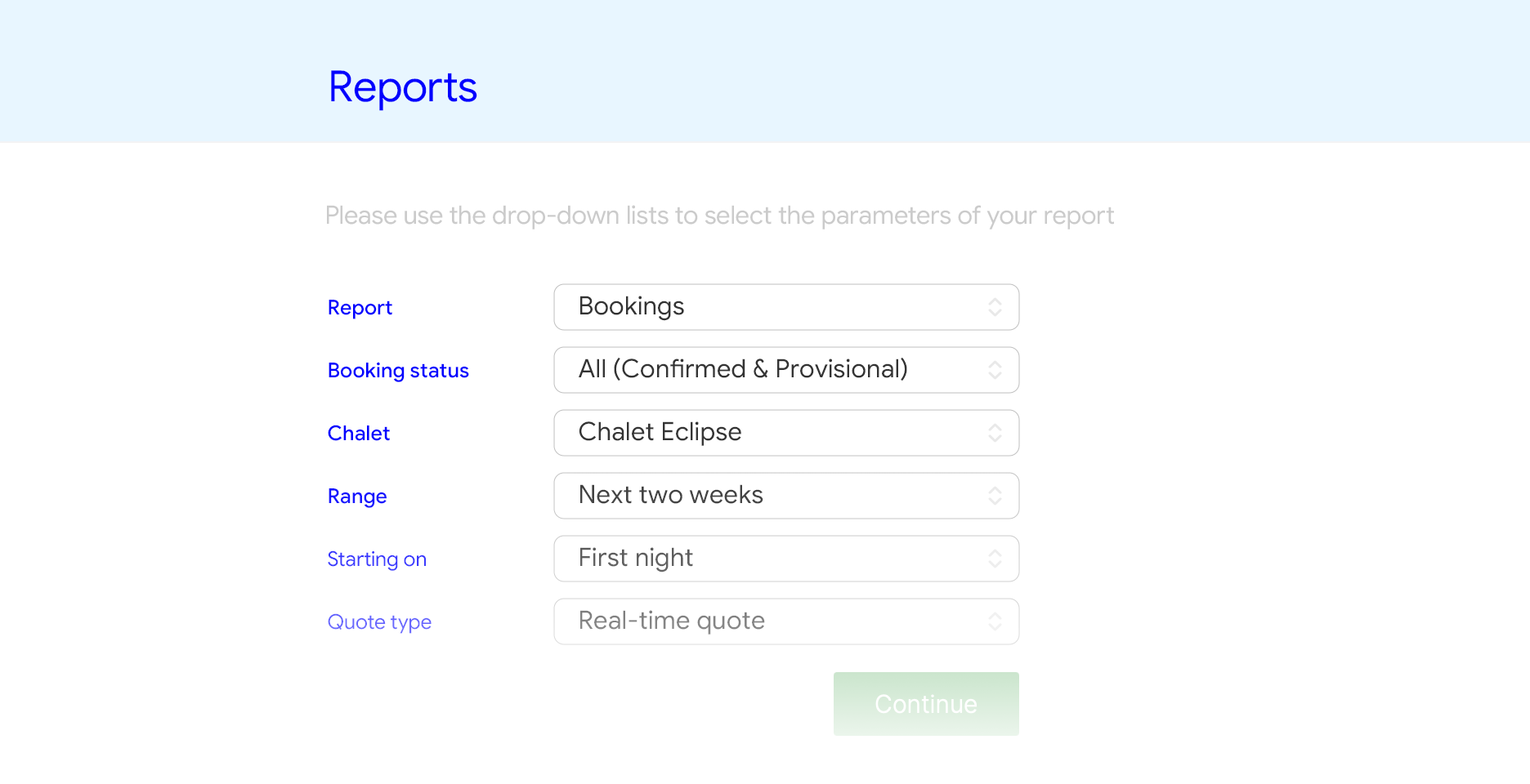 Report and track